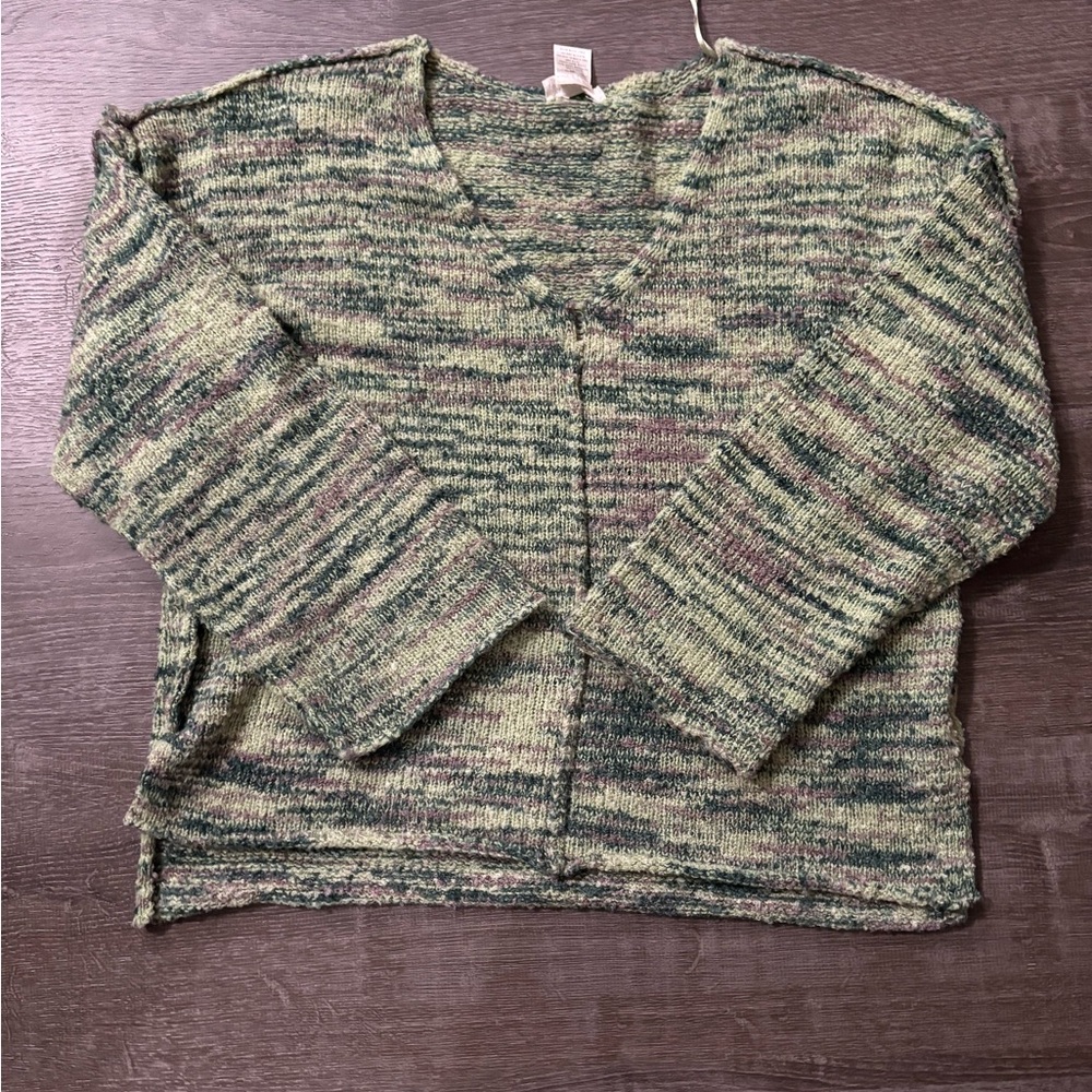 New Look Multicolor V-Neck Sweater